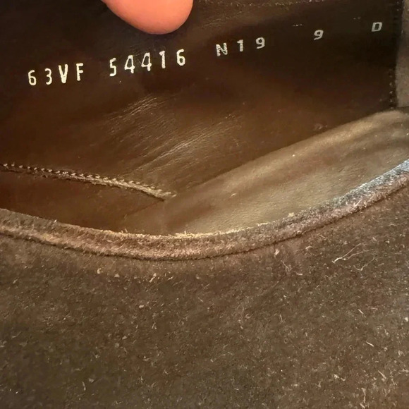 Salvatore Ferragamo Men's Brown Suede Oxford Shoes - Picture 11 of 12